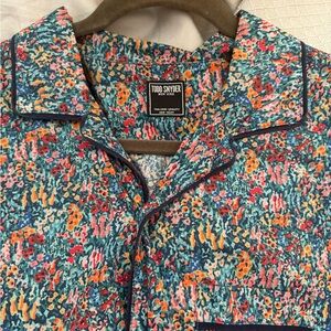 Todd Snyder Camp Collar Patterned Shirt